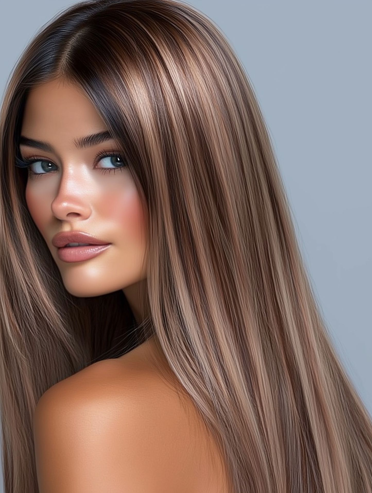 Alaya Beauty Clip-In Hairextensions – Espresso Glow (40 cm)