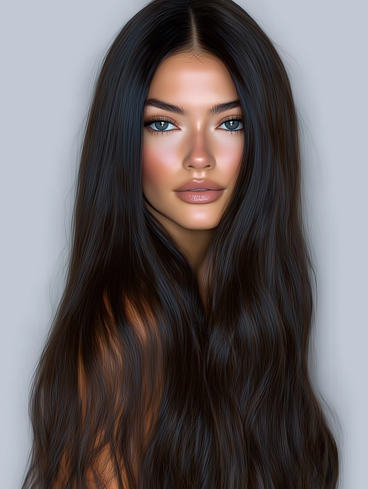 Alaya Beauty Clip-In Hairextensions – Dark Fantasy (40 cm)