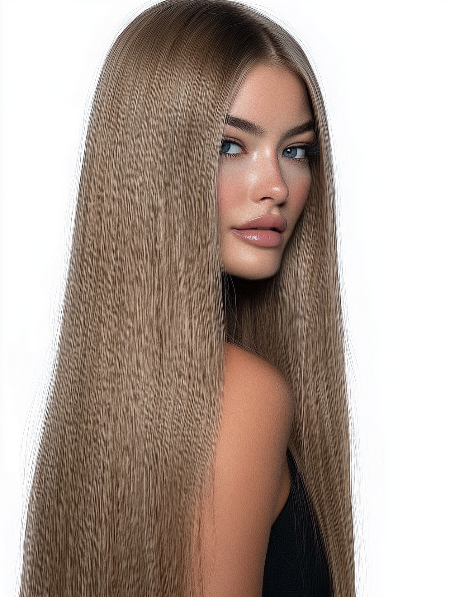 Alaya Beauty Clip-In Hairextensions – Almond Nude (40 cm)