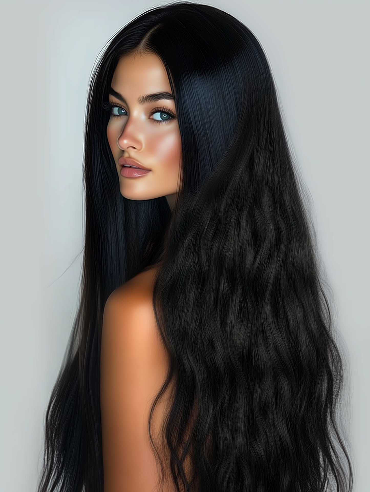 Alaya Beauty Clip-In Hairextensions – Zwart - Obsession (40 cm)