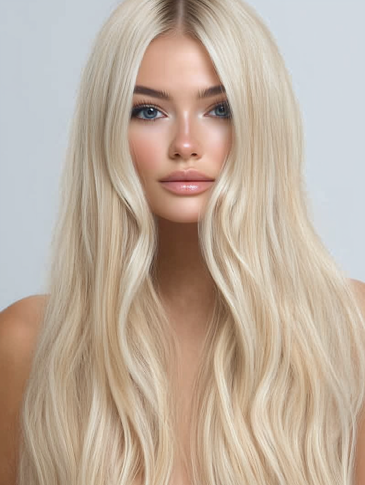 Alaya Beauty Clip-In Hairextensions – Platinum Tease (40 cm)