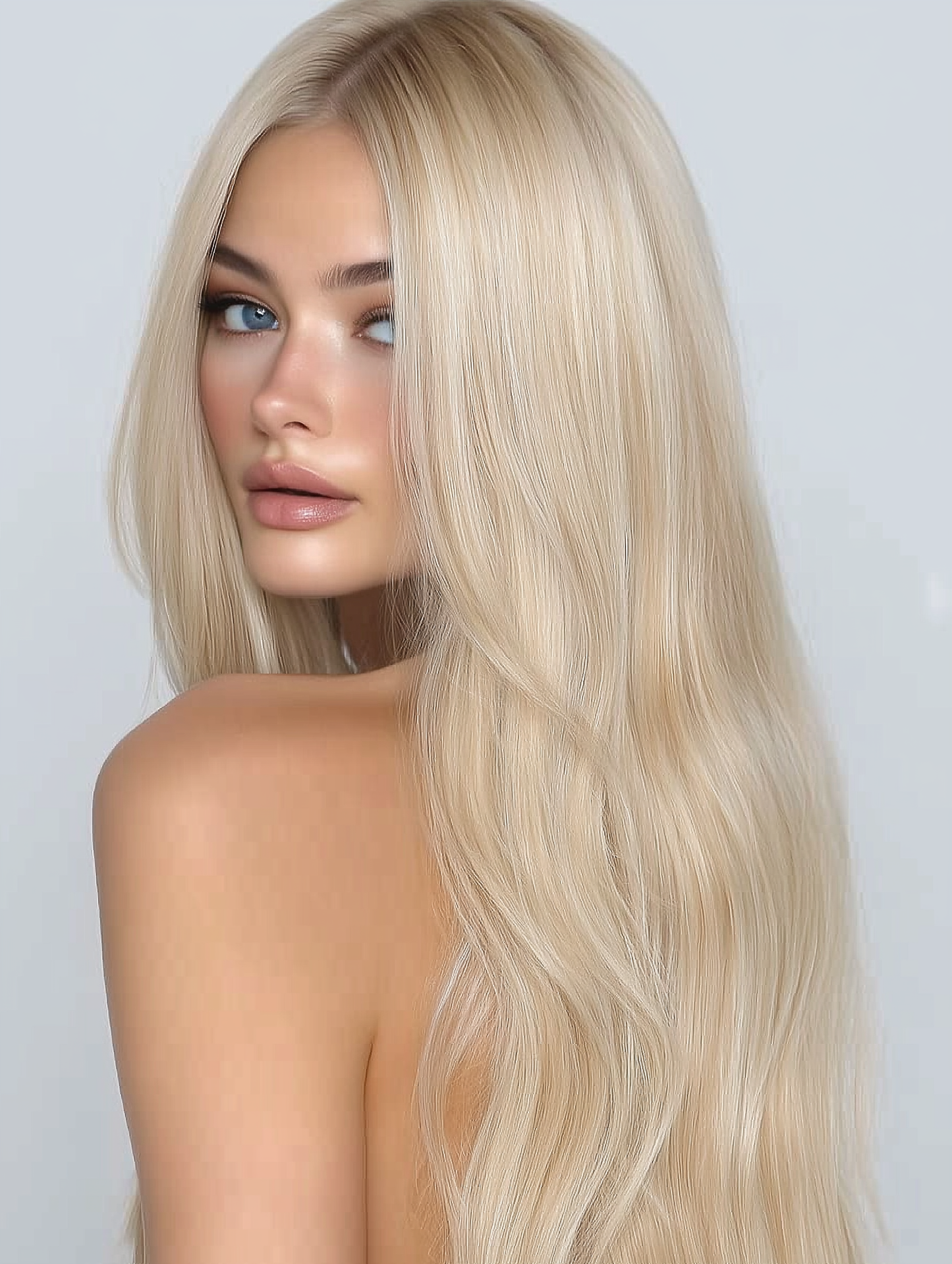 Alaya Beauty Clip-In Hairextensions – Platinum Tease (40 cm)