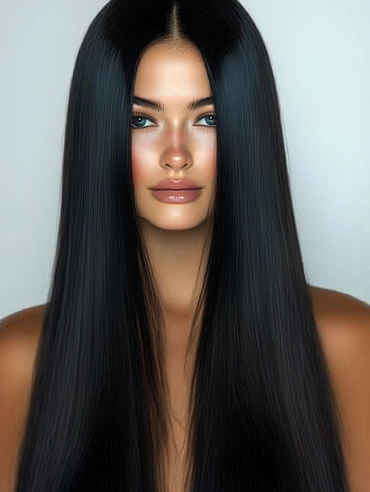 Alaya Beauty Clip-In Hairextensions – Midnight Silk (40 cm)