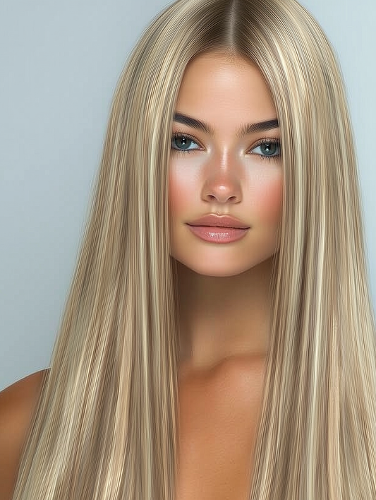 Alaya Beauty Clip-In Hairextensions – Smokey Blonde (40cm)